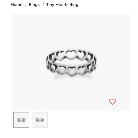 James Avery Tiny Heart Ring - Picture 5 of 5